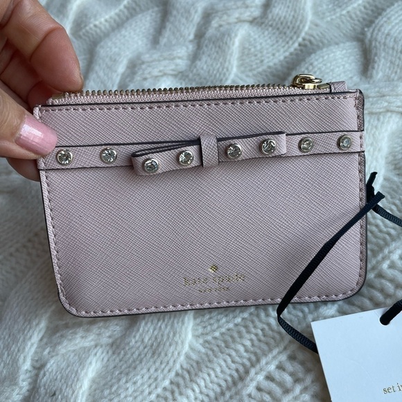 New - Kate Spade Jeweled Small Wallet Key/Coin - Picture 4 of 4